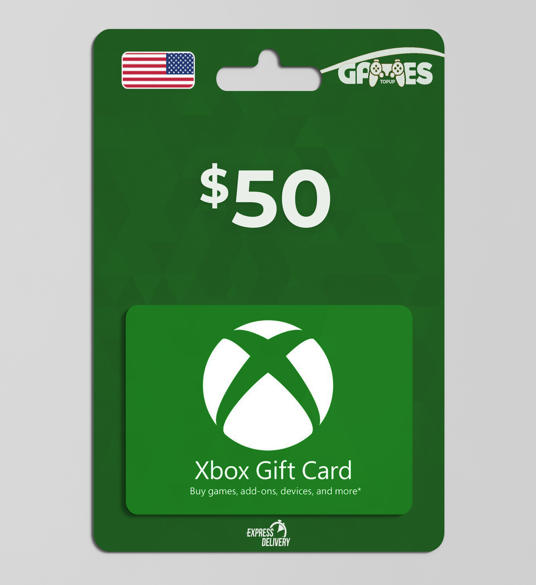 USD 50 XBOX LIVE Gift Card (US)