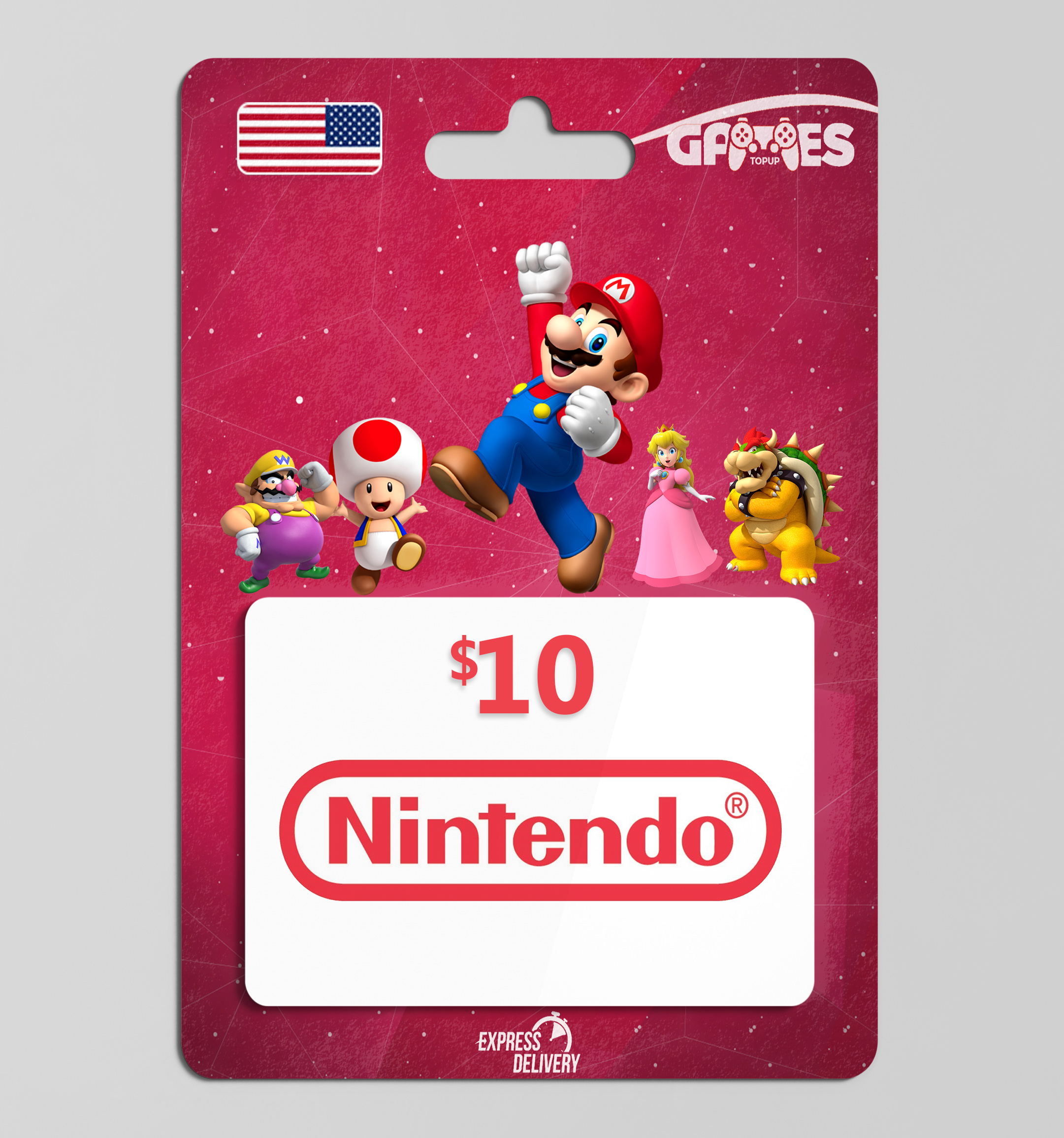 Nintendo 10 USD Eshop Card (US)